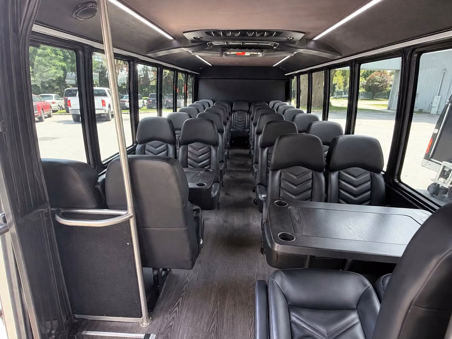 15 passenger minibus inside