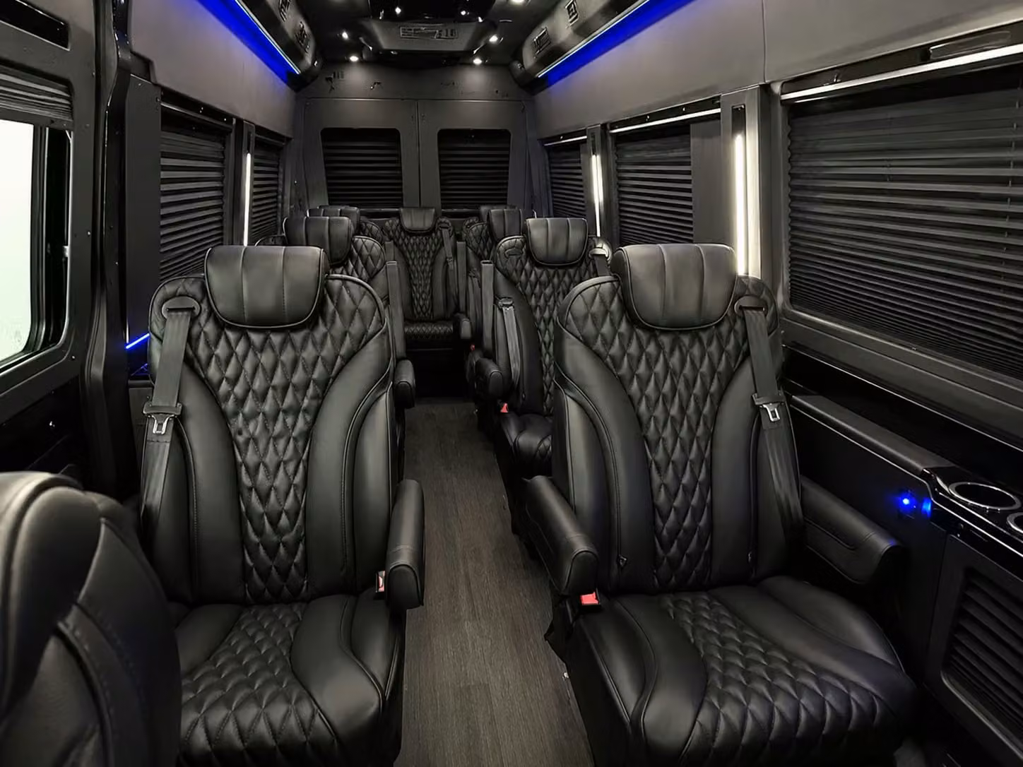 sprinter van with driver inside