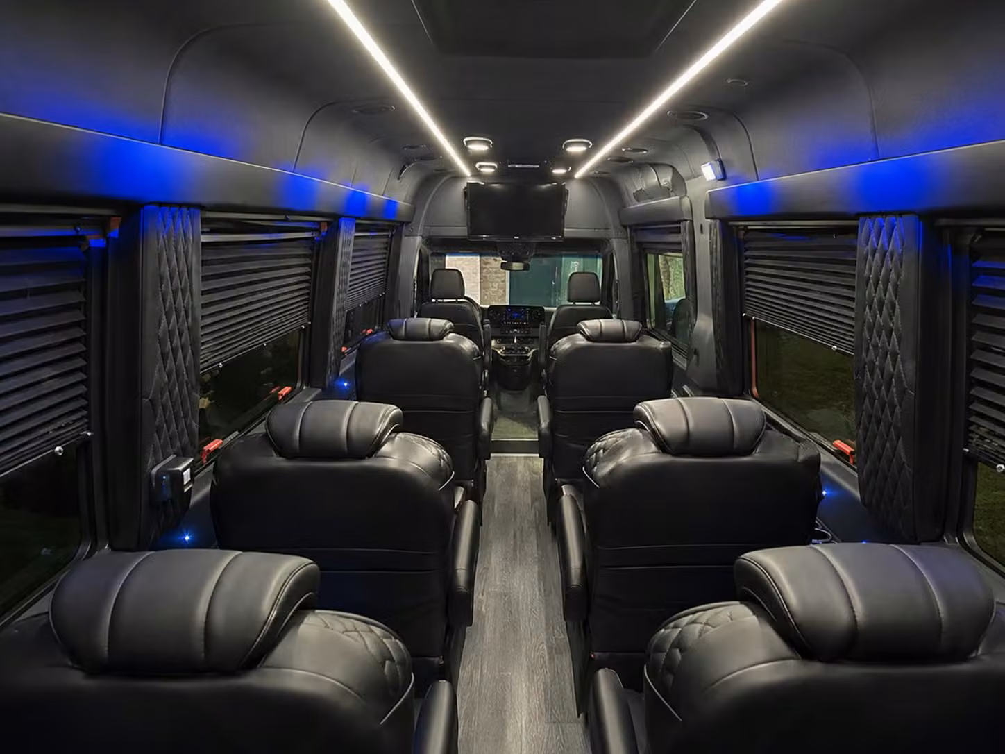 sprinter van with driver interior